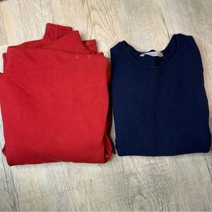 Women’s Athleta size small Hoodie and long sleeve tops bundle